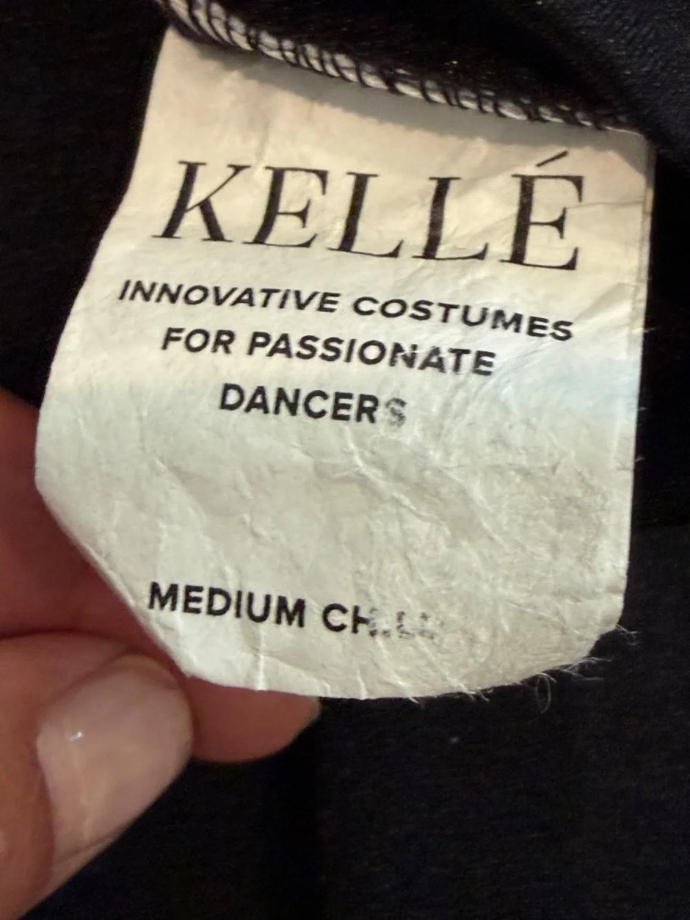 Kelle Black and White Child Suspender Costume